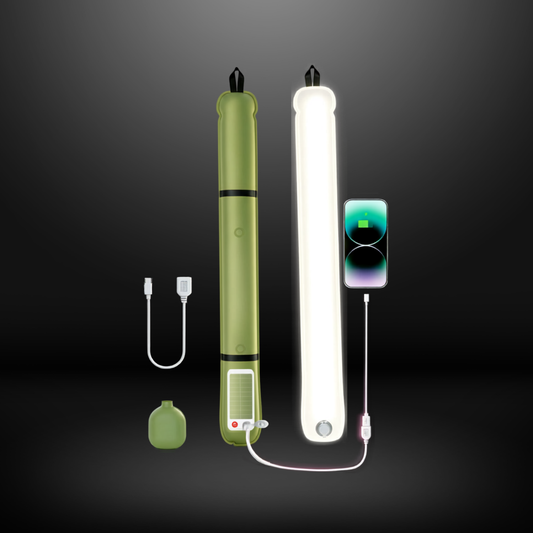AirGlow AeroBeam Model B60 - Inflatable Tactical Light lamp & Power Bank