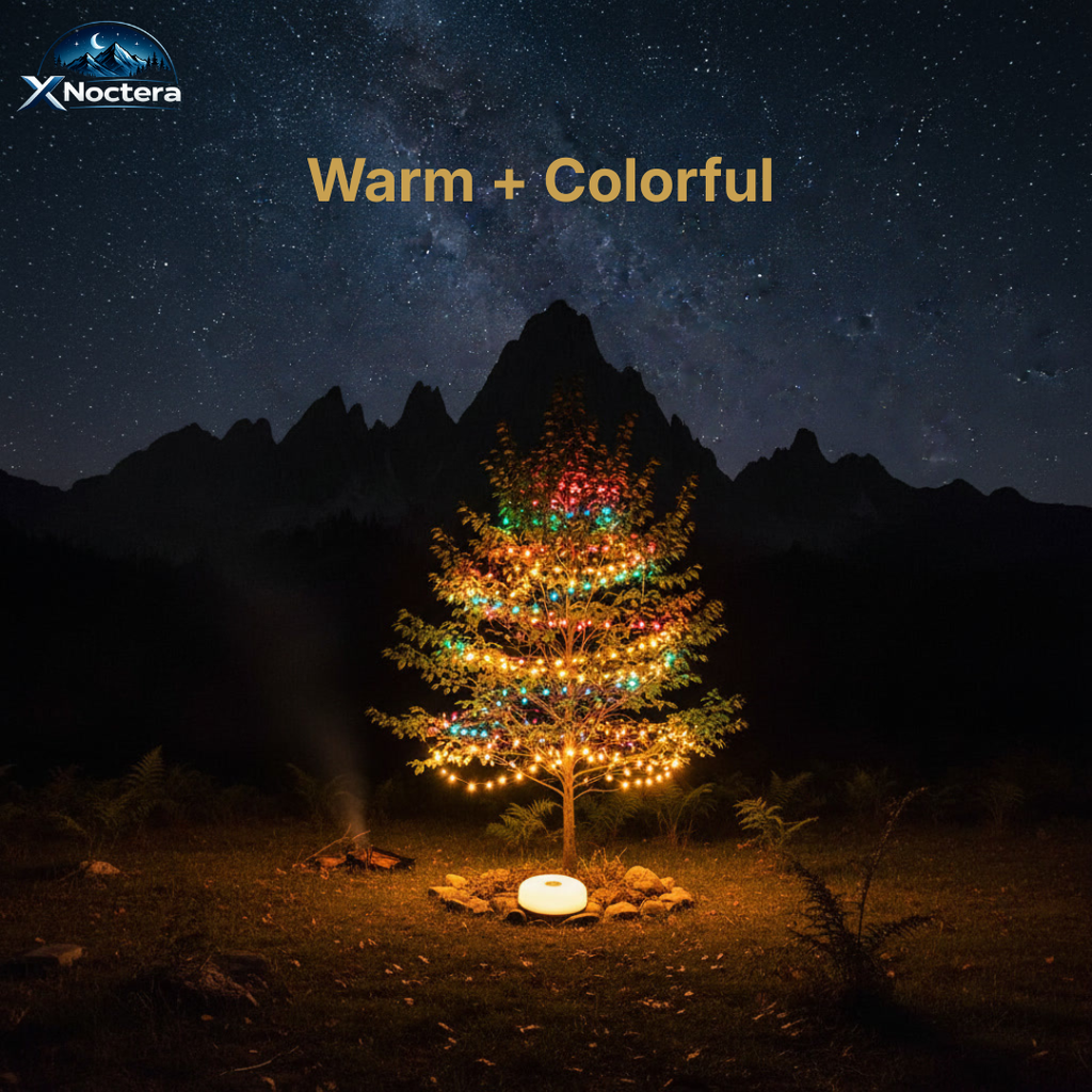 XNoctera AirGlow Model GS10 — 10m Outdoor LED Camping Strip