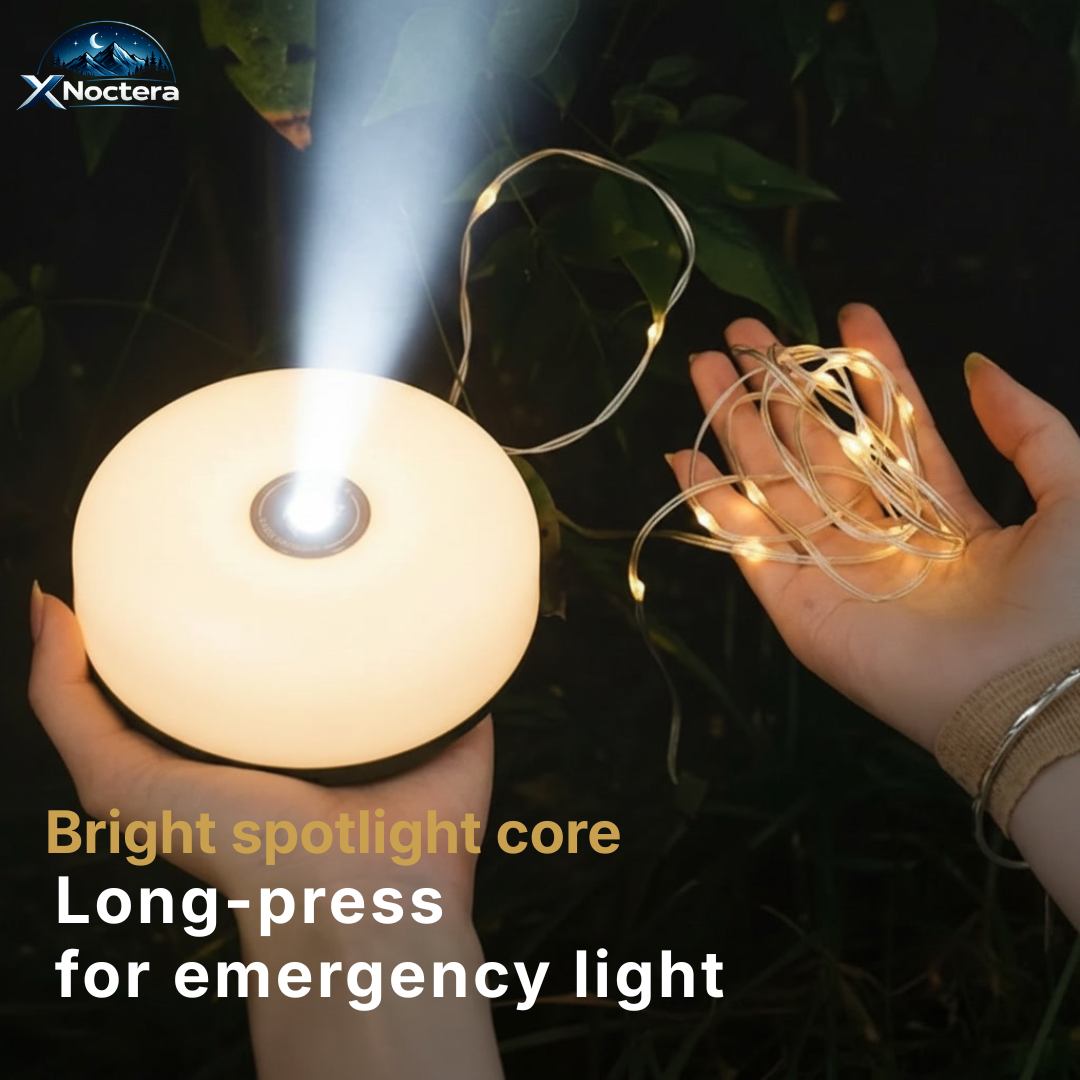 XNoctera AirGlow Model GS10 — 10m Outdoor LED Camping Strip